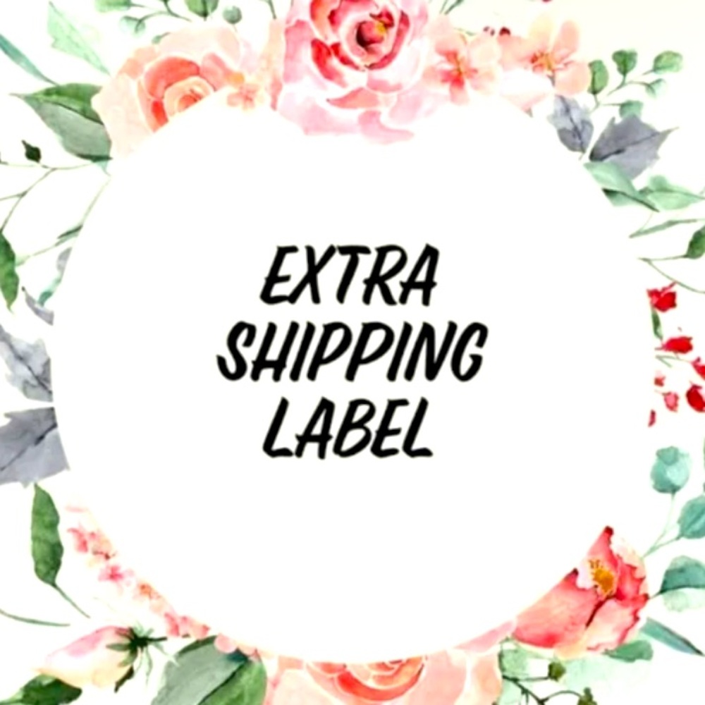 Extra Shipping Label for Bundles over 5 pounds